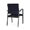 Lesro Newport Guest Chair Metal Frame, Charcoal, OH Navy Upholstery NP1101 - alternate 3